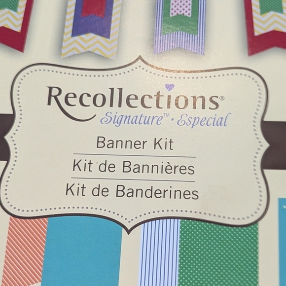 Party Decorations Recollections Multicolor Banner Kit, New! - Picture 2 of 6